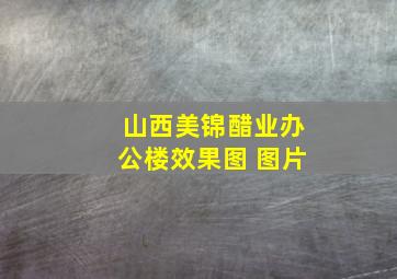 山西美锦醋业办公楼效果图 图片